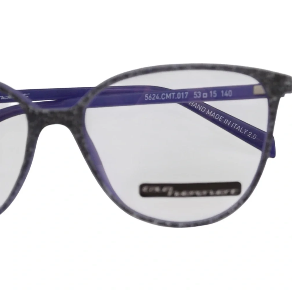 Italia Independent 5624 Women’s Eyeglasses | Purple/Grey Cat Eye | 53-15-140